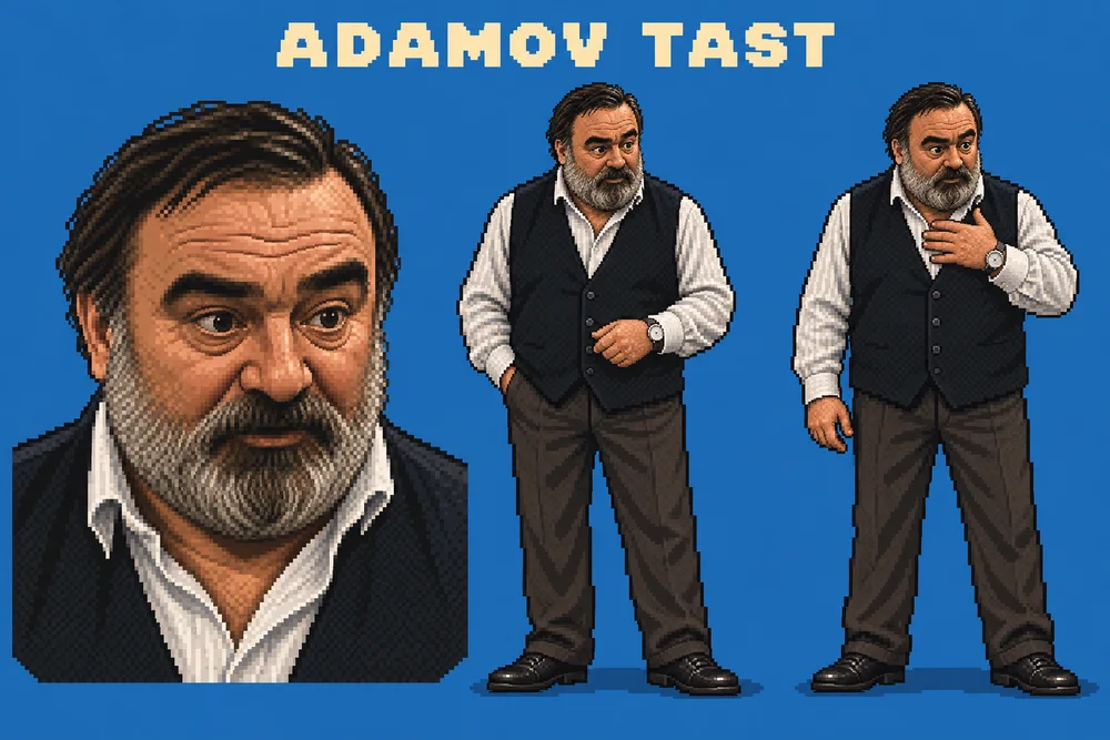 Pixel art lika Adamov tast