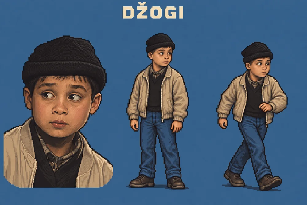 Pixel art lika Dzogi (I)