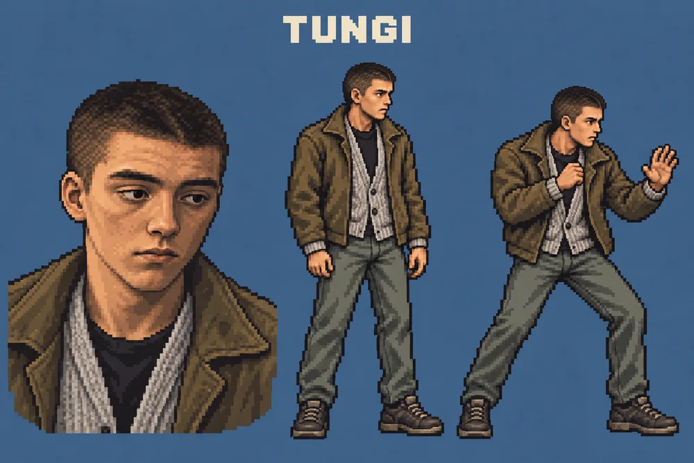 Pixel art lika Stanimir „Tungi”